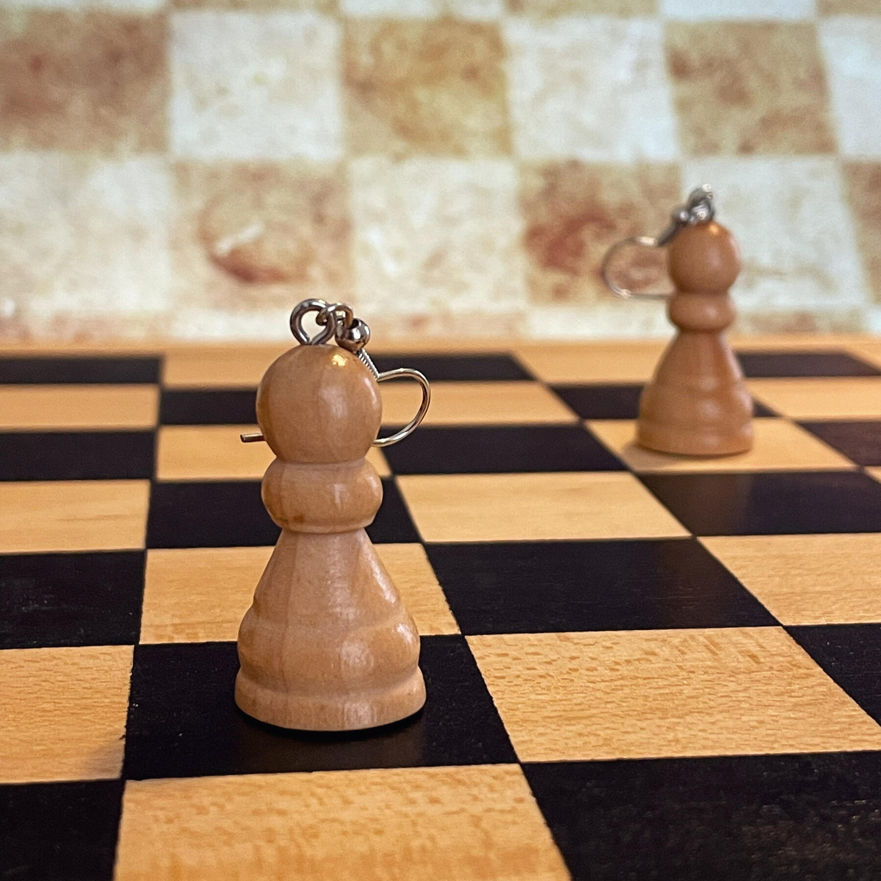 Chess Piece Earrings